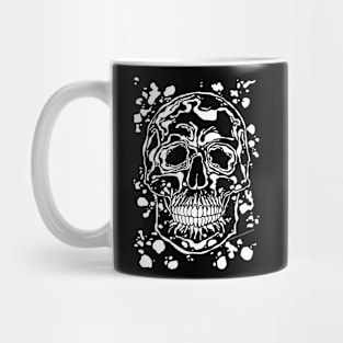 skull 7 white Mug